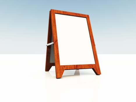 Blank Wooden Plaque - White 01