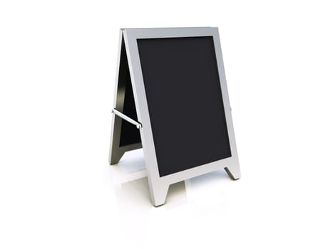 Blank Aluminum Chalkboard - Black 01