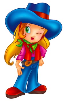 cute cowboy girl