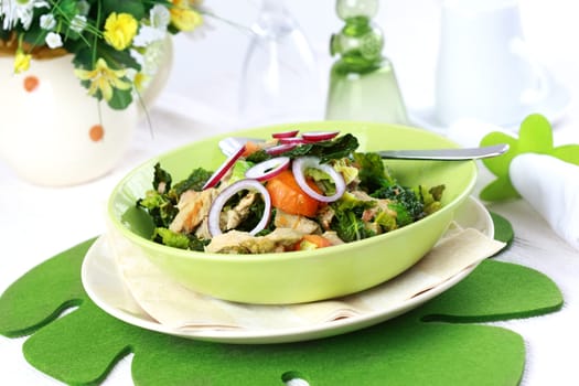 Savoy cabbage stew