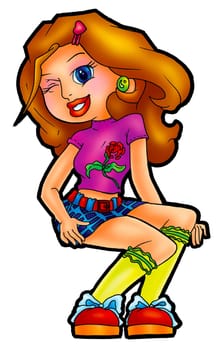 trendy girl