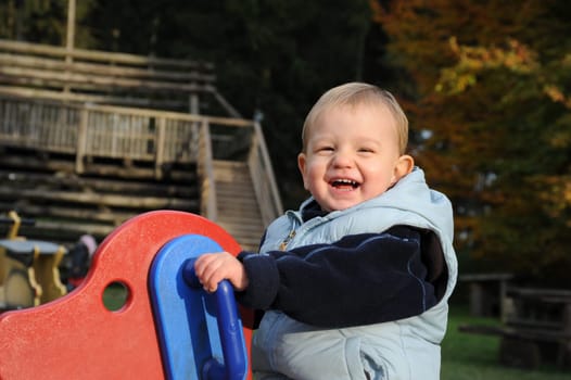 Little boy at playground