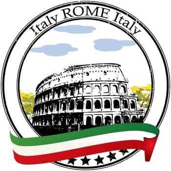 Rome stamp