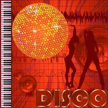 Disco club background