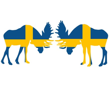 Fighting Moose