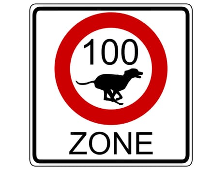Traffic signs for dogs