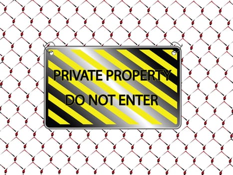 do not enter inscription
