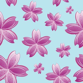 flowers seamless pattern