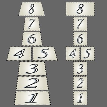hopscotch composition