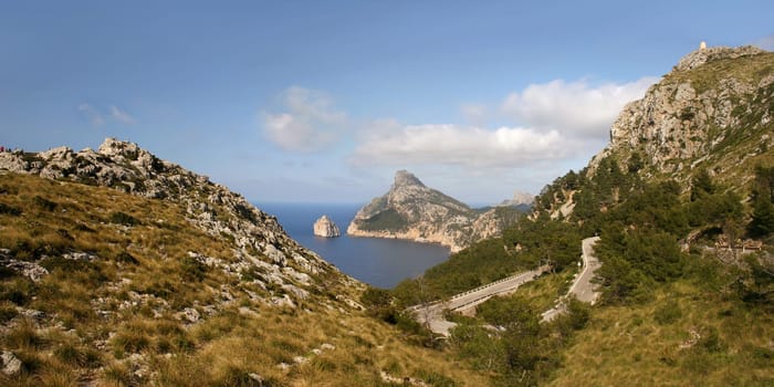 Formentor in Mallorca with Colomer Island