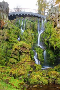 Waterfall Devil's Bridge in Kassel