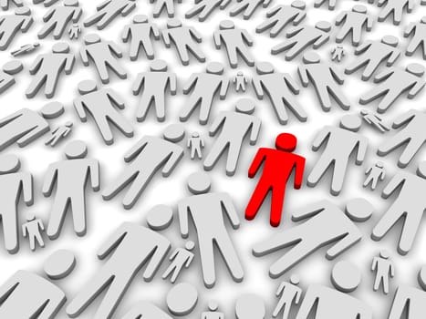 Standing out of the crowd