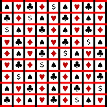 card symbols composition