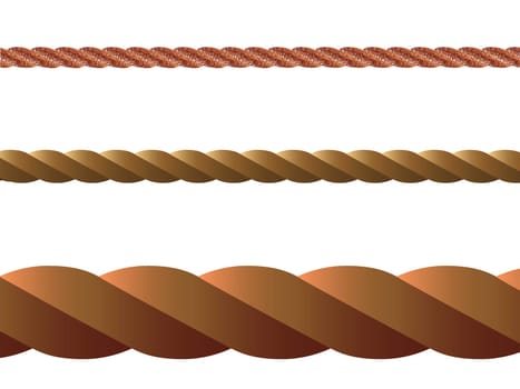 rope against white