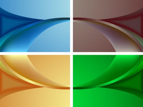 wavy colored backgrounds