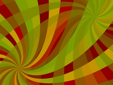 wavy swirl composition