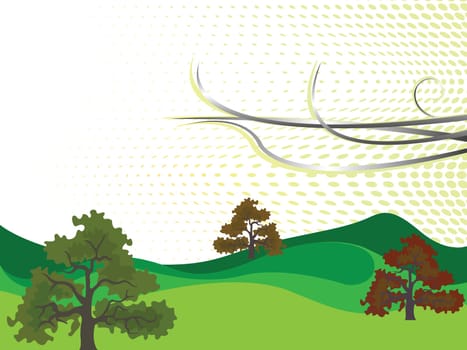 trees landscape