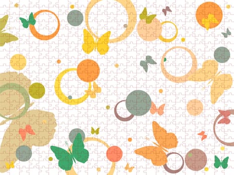 butterflies and bubbles puzzle