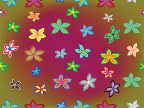 seamless flowers