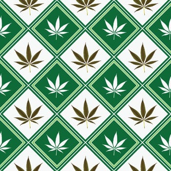 cannabis seamless texture