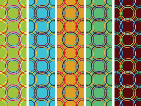 circles vertical seamless textures