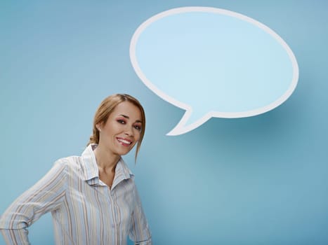 woman with think bubble