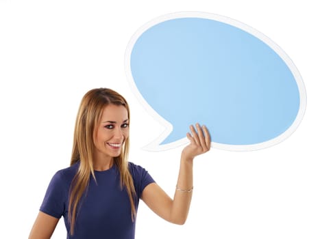 woman with think bubble