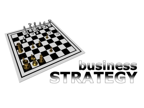Business Strategy - Chessboard