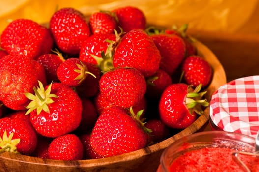 fresh strawberries