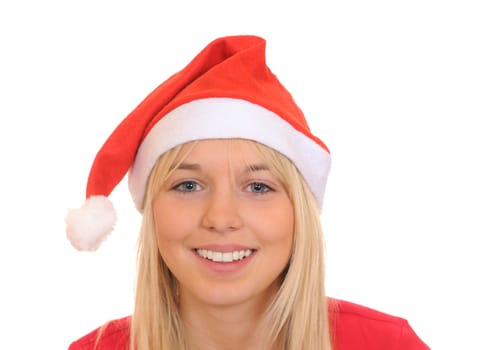 Laughing Santa Woman