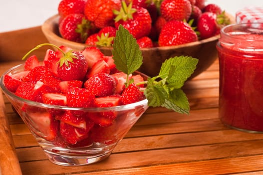 fresh strawberries