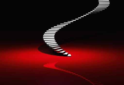 The VIP - Spiral Staircase on Red 02