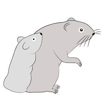 mouse with little mouse