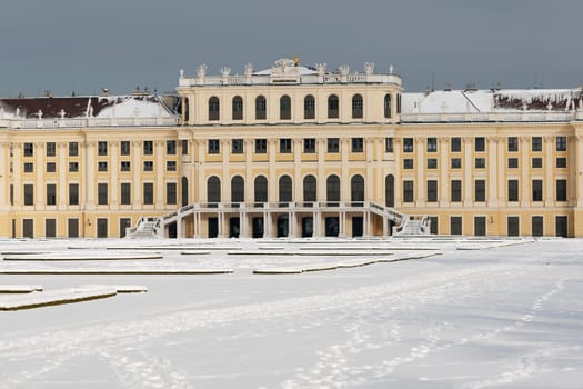 Schönbrunn Palace in winter