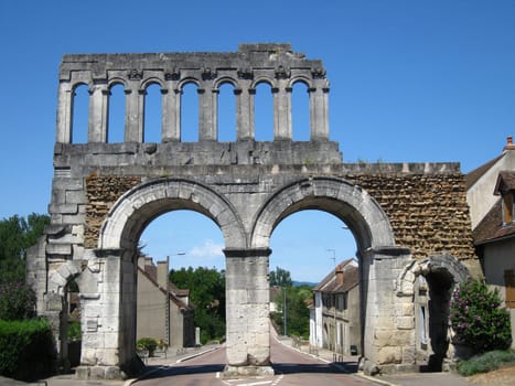 Roman City Gate in Autun