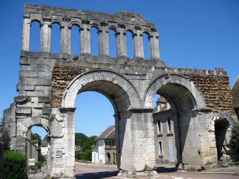 Roman City Gate in Autun