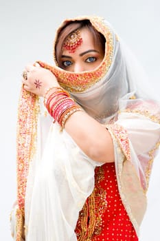 Elegant Bengali bride