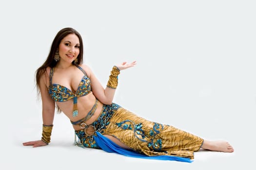 beautiful belly dancer performer
