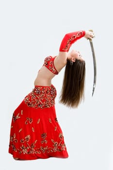 beautiful belly dancer performer