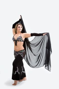 beautiful belly dancer performer