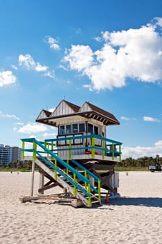 Lifeguard tower lifeguard hut