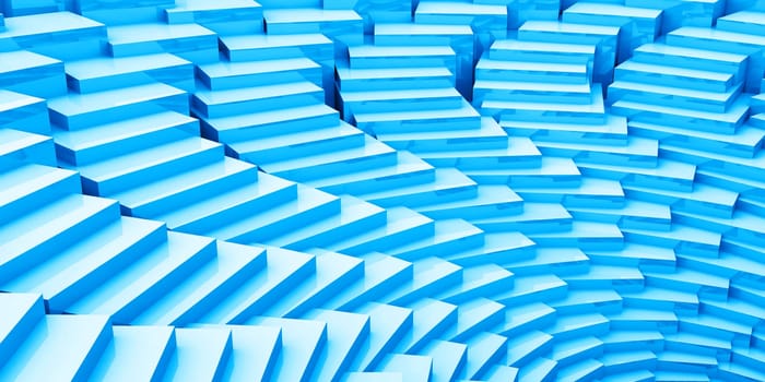 3D - Background - Blue Rotation 03