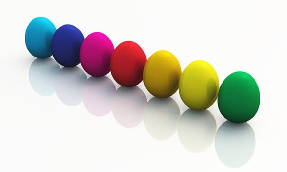 Rainbow of Easter Eggs 06