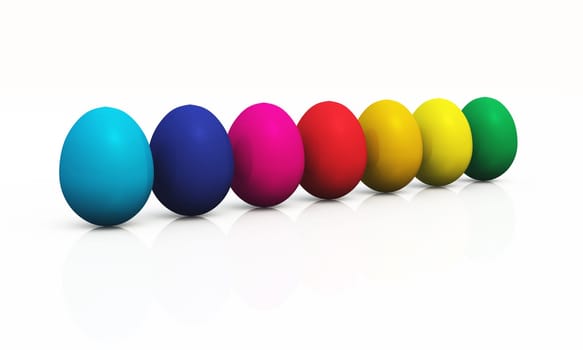 Rainbow of Easter Eggs 07
