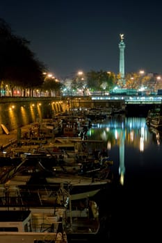 Bastille by night - Paris