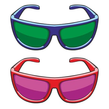 illustration of sun glasses