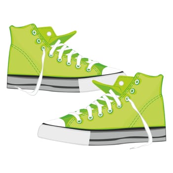 illustration of isolated shoes