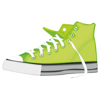 illustration of isolated shoes