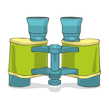 illustration isolated binoculars