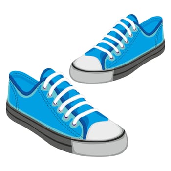 illustration of isolated shoes